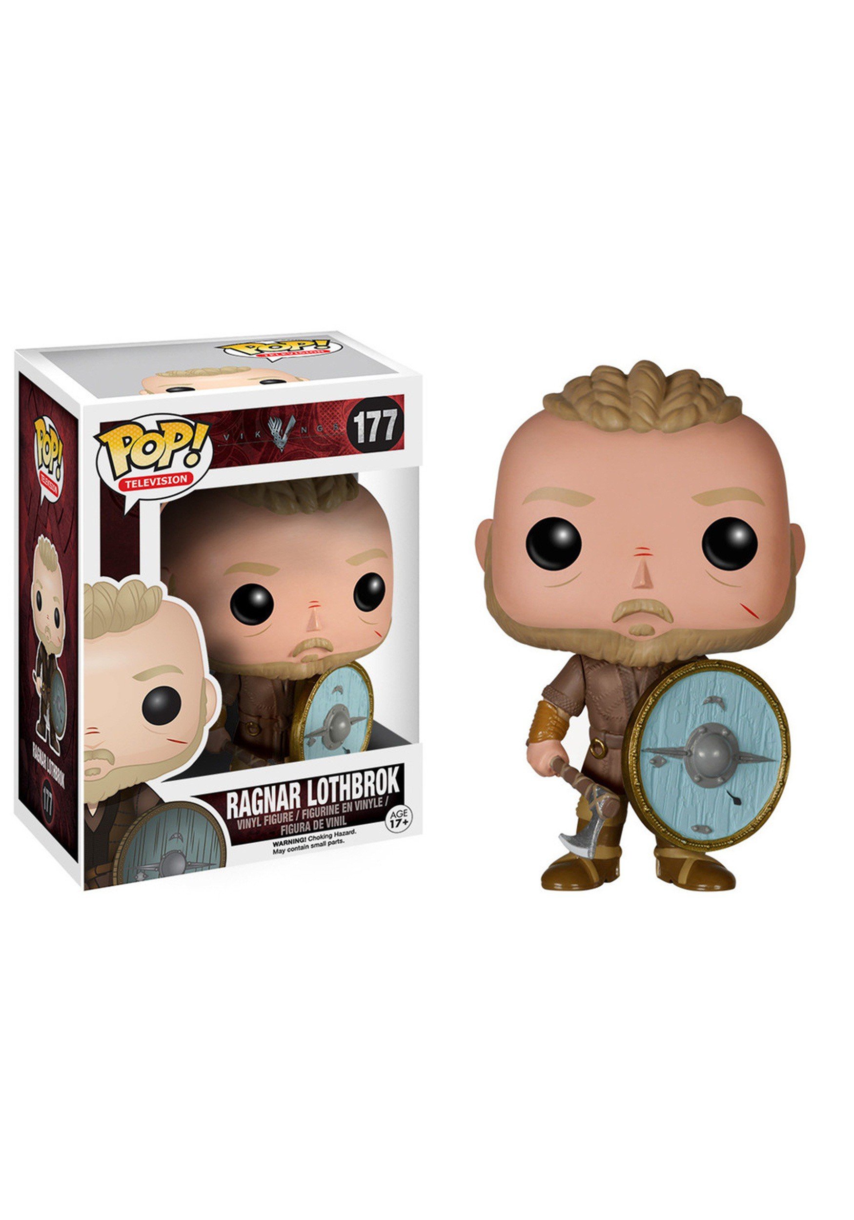 Funko POP! TV Vikings Ragnar Lothbrok Collectible Vinyl Figure - Perfect for Display, Gifts, and Viking Fans Collection