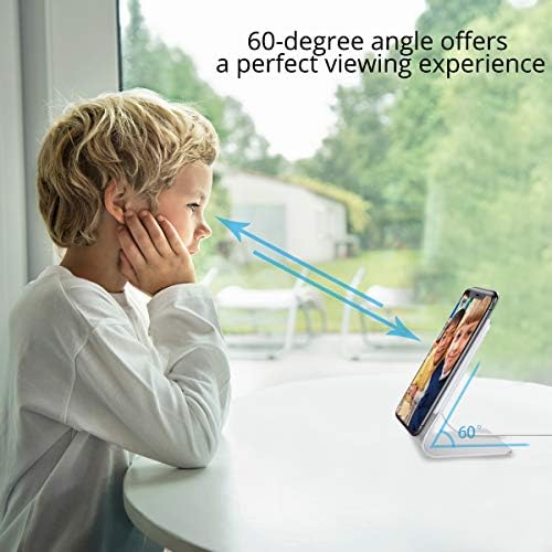 FULAIM Aluminum MagSafe Stand for Desk - Compatible with iPhone 16/15/14/13/12 Pro/Pro Max/Plus (Charger Not Included) | Perfect for Office, Home & Nightstand Charging
