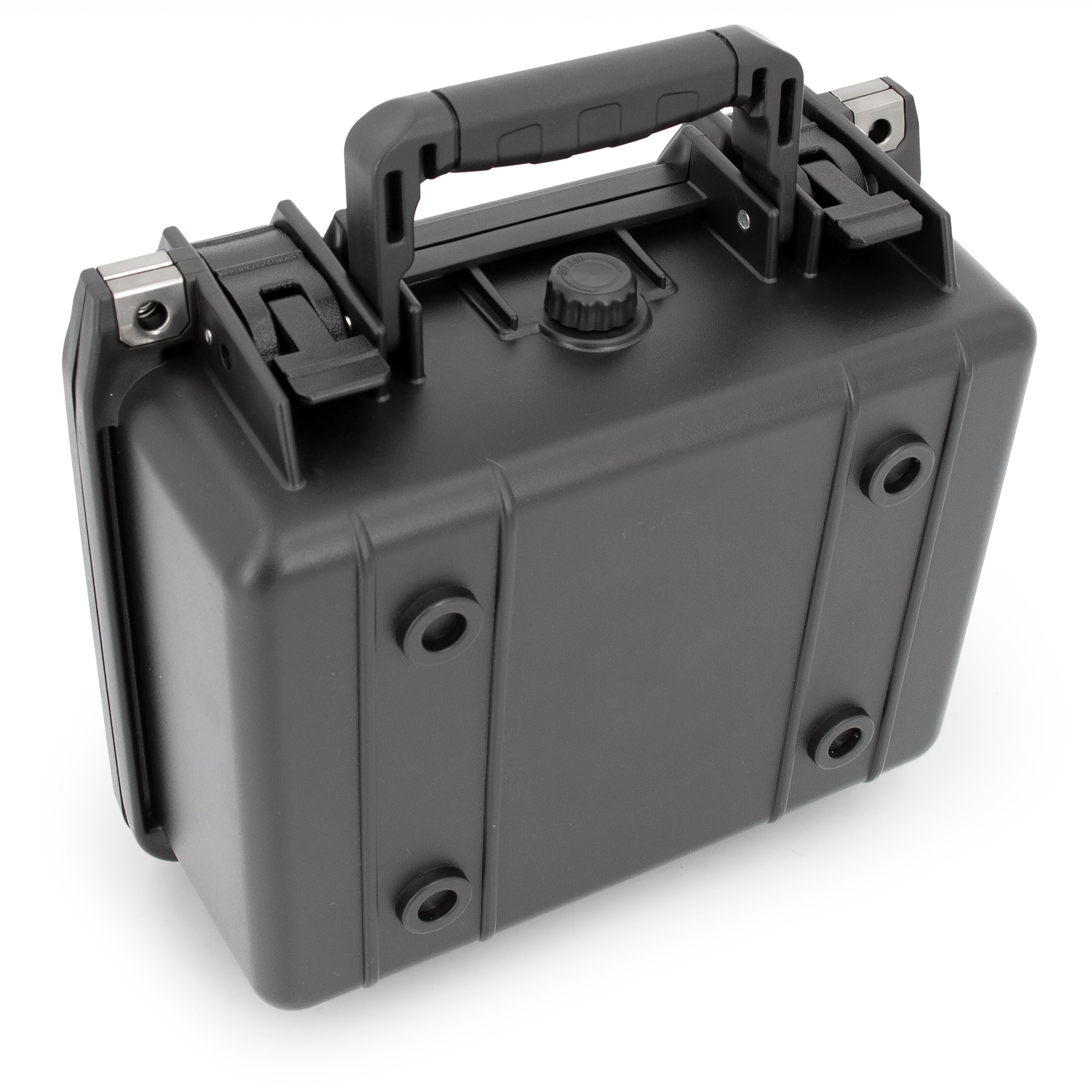 CASEMATIX Waterproof Watch Travel Case with 8 Watch Roll Holders - Foam Display Tray Fits 24mm to 56mm Watch Faces - Perfect for Storage, Travel & Watch Collection Organization