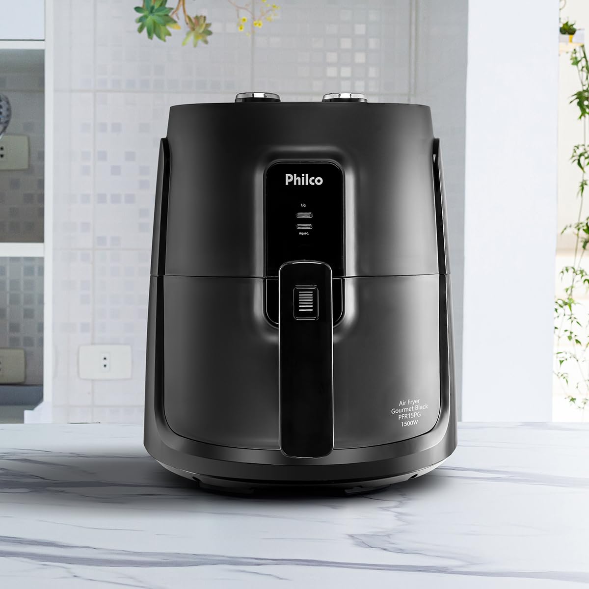 Philco PFR15PG 4.4L 1500W Black Air Fryer - Healthy Oil-Free Cooking for Family Meals, Snacks & Quick Dinners - 127V