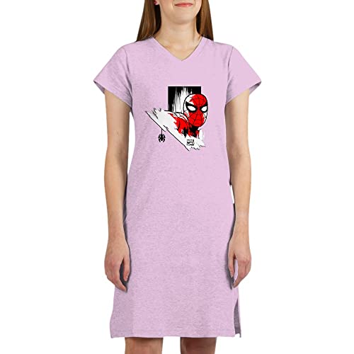 Spider-Man Face Graphic Nightshirt for Men & Women - Soft & Comfortable Sleepwear for Marvel Fans | Perfect for Lounge Wear, Pajama Parties & Superhero Themed Gifts
