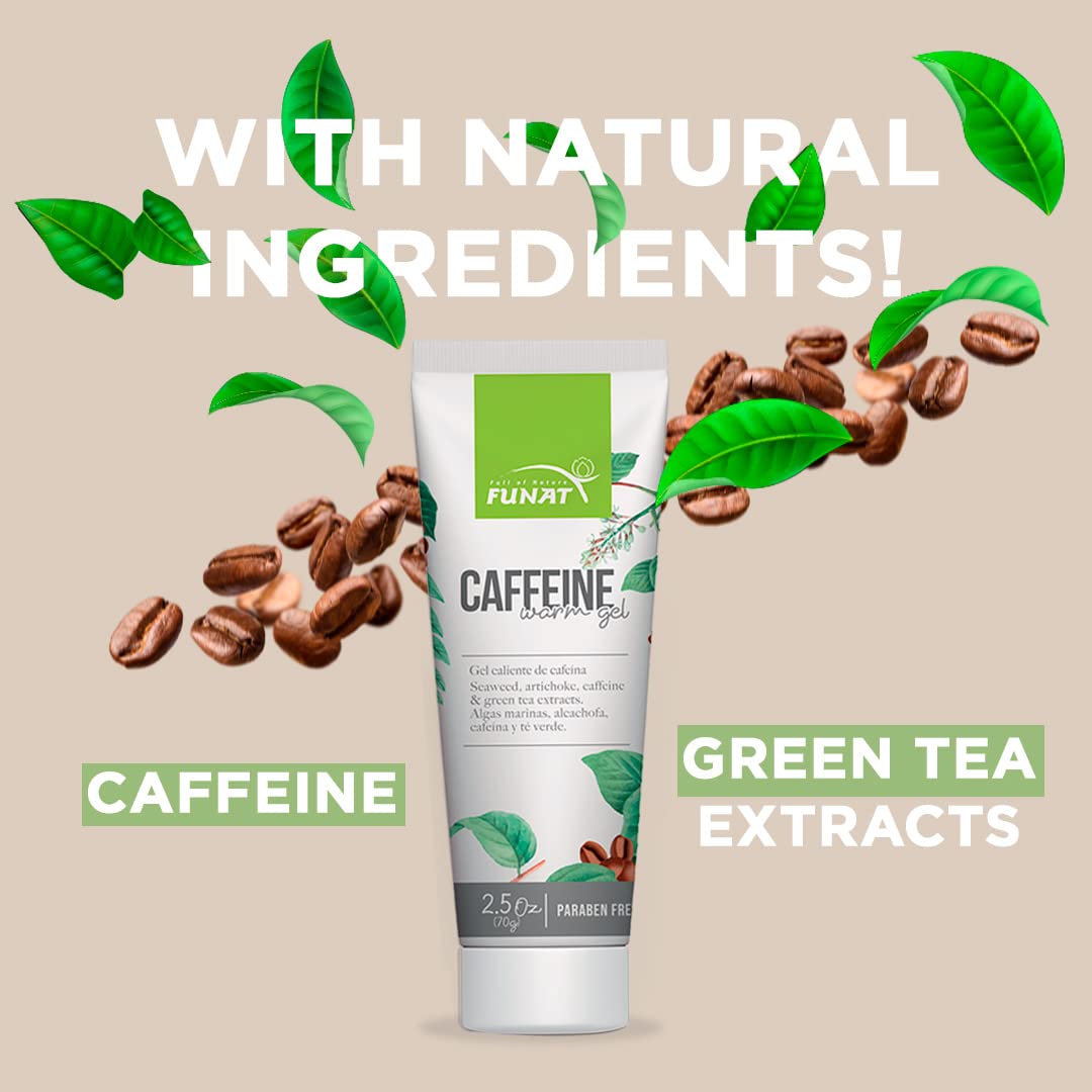 Natural Body Fat Burner Caffeine Warm Gel Body Scrub for Men & Women - Slimming & Exfoliating Treatment for Weight Loss & Cellulite Reduction - Perfect for Post-Workout Recovery & Spa Day Self-Care