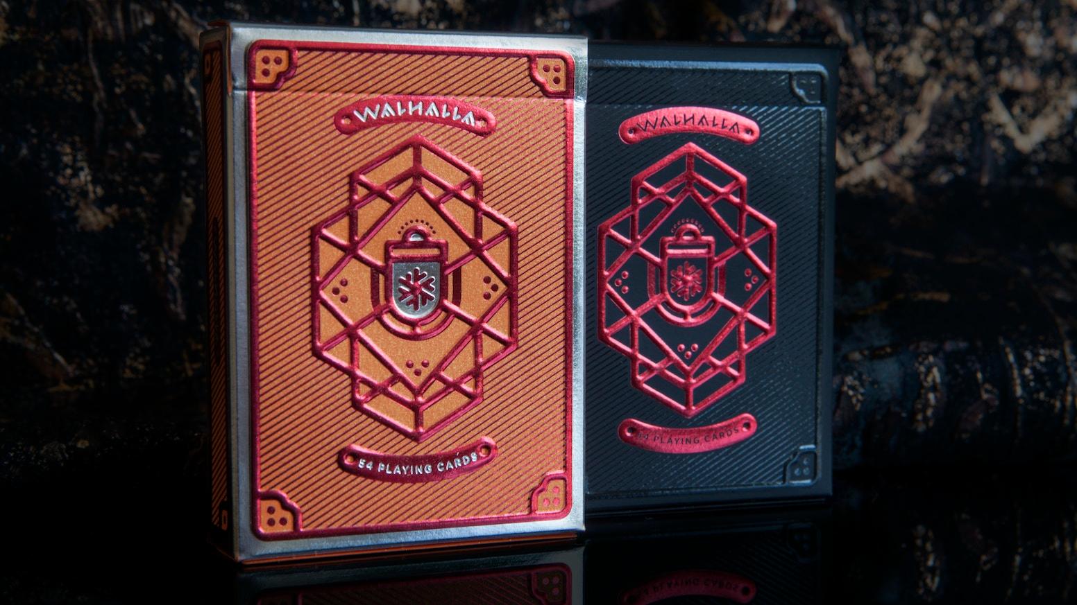 Premium Walhalla Playing Cards - Norse Mythology Odin Themed Deck for Poker, Magic Tricks & Collectors | Perfect for Game Nights, Gifts & Viking Enthusiasts