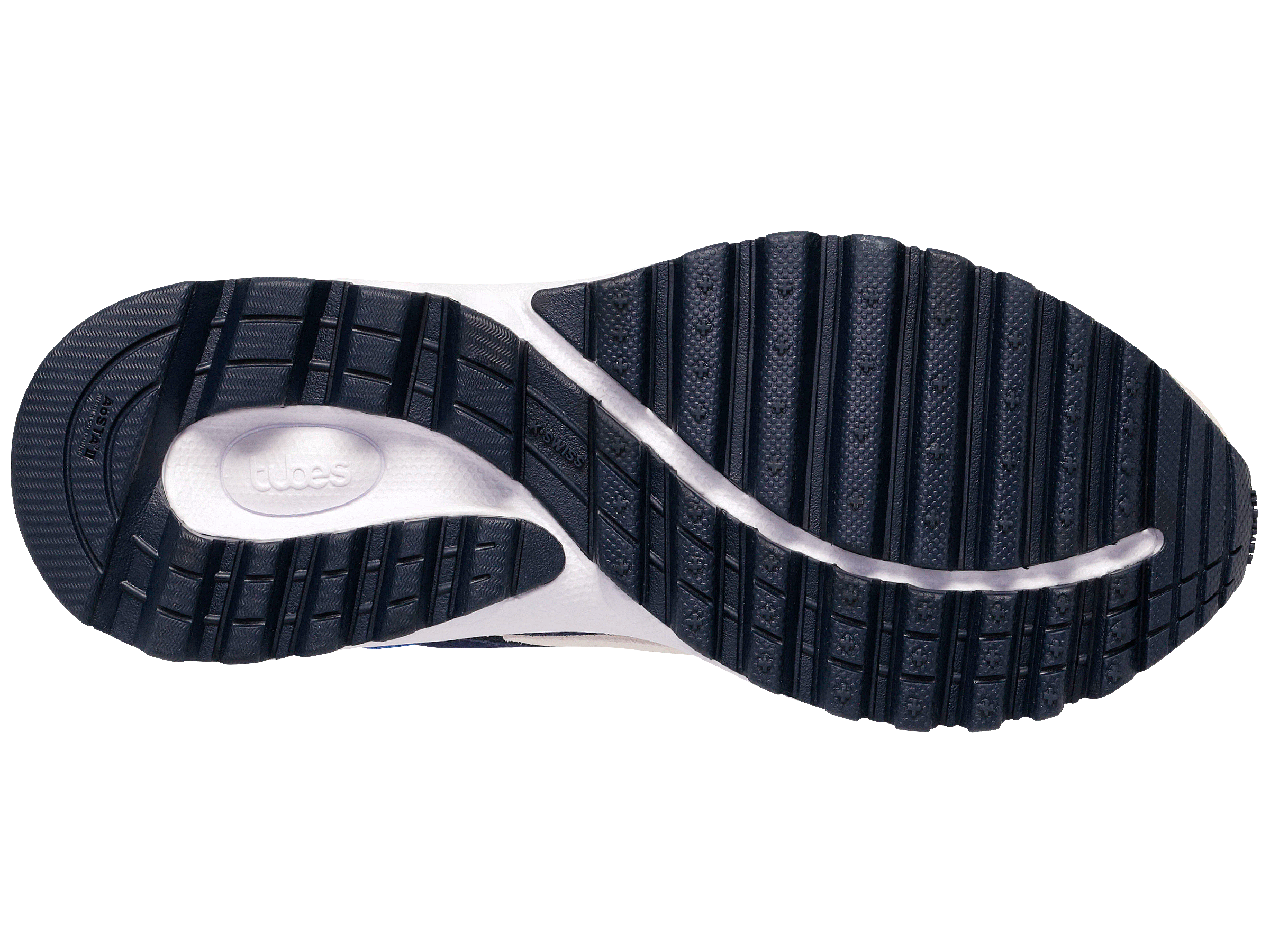 Venus Williams Signature 97447 248 M Tubes Comfort 300 Tennis Socks - Gardenia/Peacoat/Lapis - Perfect for Tennis, Running & Everyday Wear