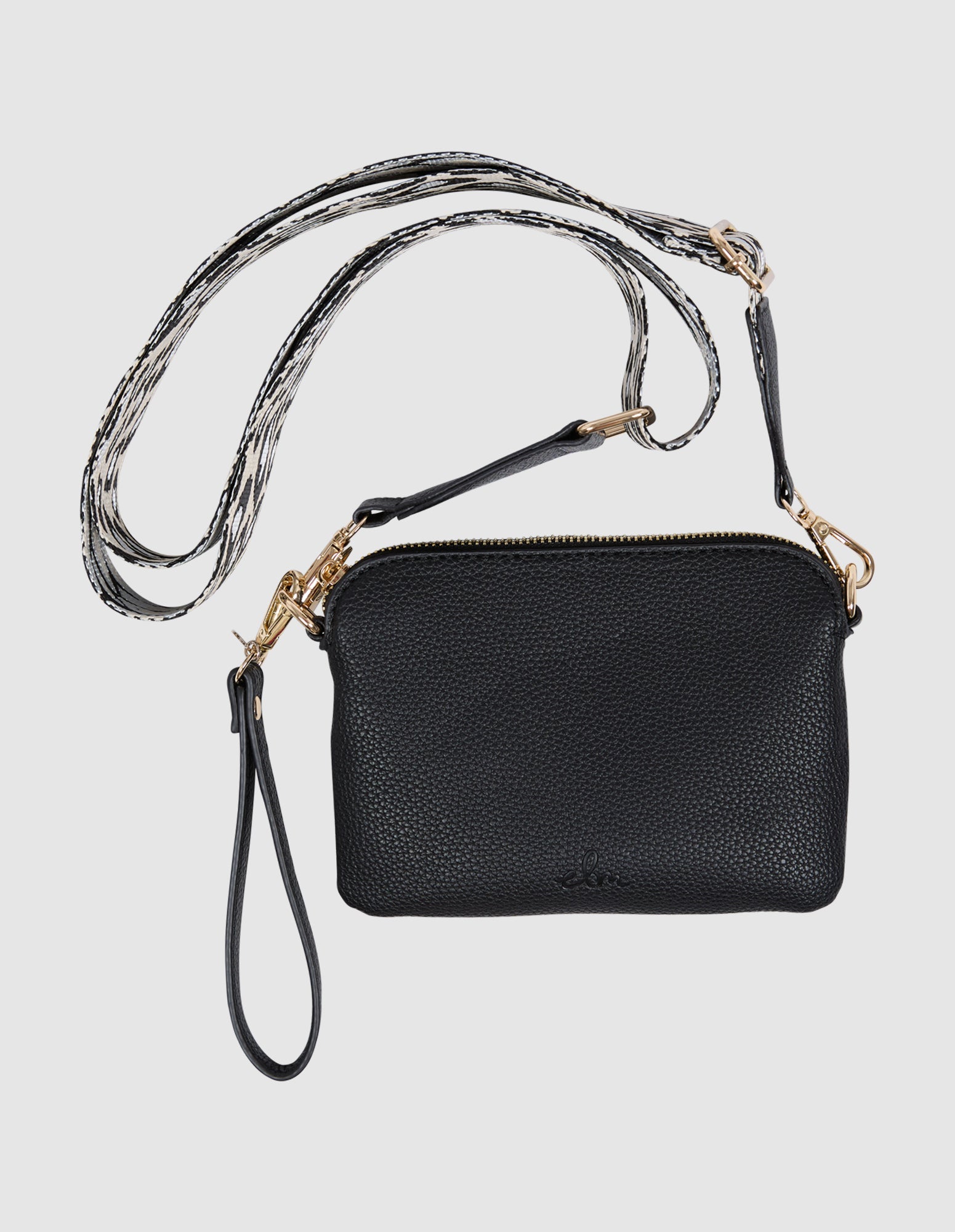 Elm Compact Crossbody Bag for Women - Stylish & Lightweight Small Shoulder Purse - Perfect for Travel, Shopping & Everyday Use - Black