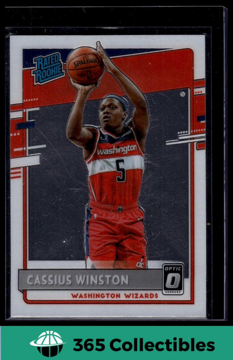 2020-21 Donruss Optic Cassius Winston #198 Washington Wizards Basketball Card - Perfect for NBA Collectors and Sports Memorabilia Fans