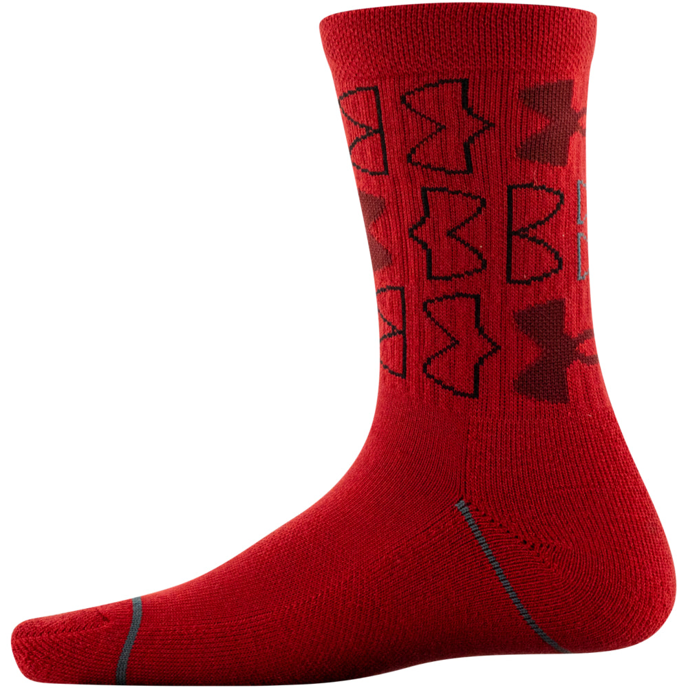 Under Armour Youth Phenom Crew Socks 3 Pack for Boys - Moisture-Wicking & Comfortable Athletic Socks for Sports, Running, and Everyday Wear