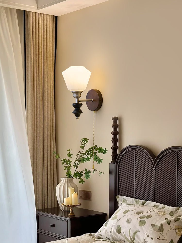 Lucille Wall Lamp - Modern LED Sconce Light Fixture for Bedroom, Living Room & Hallway - Energy Efficient Dimmable Lighting for Home Decor