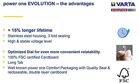 Power One 312 Hearing Aid Batteries (60 Pack) - Premium Zinc Air Batteries for Hearing Devices with Free Keychain Battery Holder - Perfect for Travel, Work & Daily Use