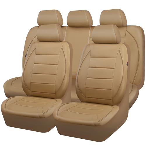 Beige with Tan Piping-Stripe