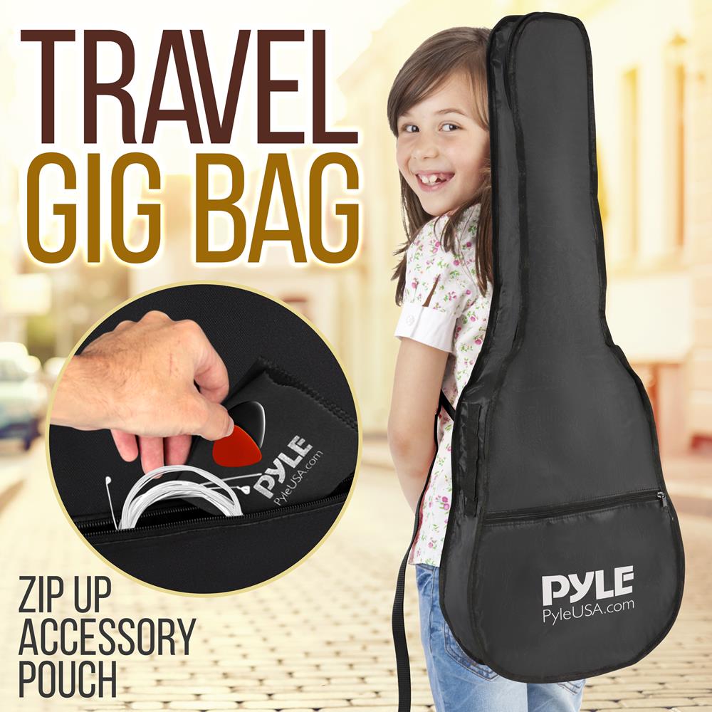 Classic Style 3/4 Scale Acoustic Guitar - Perfect for Beginners, Travel & Small Hands | Portable Size for Kids & Adults Learning to Play
