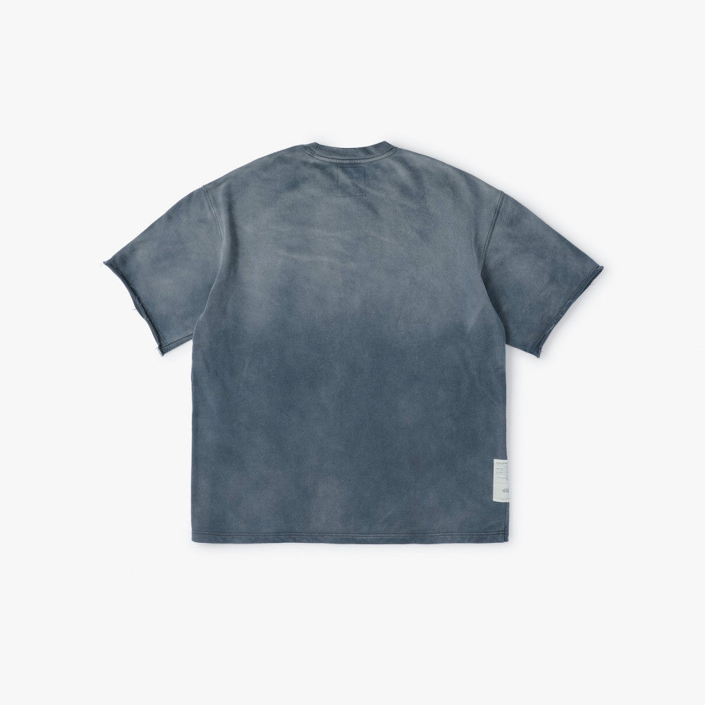MADNESS Oversized Washed Sweatshirt Tee - Navy Blue | Casual Streetwear for Men & Women | Perfect for Loungewear, Gym, and Everyday Outfits