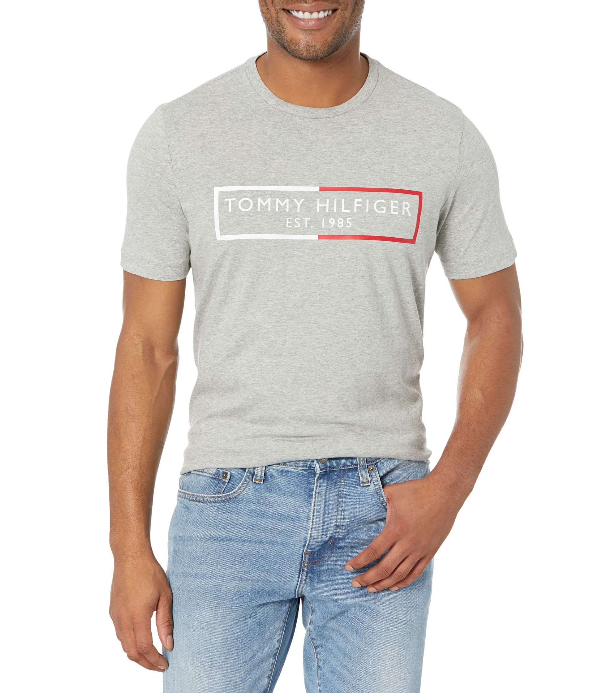 Tommy Hilfiger Men's Modern Essentials Short Sleeve Crewneck Undershirt - Comfortable Cotton T-Shirt for Casual Wear & Layering | Perfect for Everyday Outfits & Office Attire