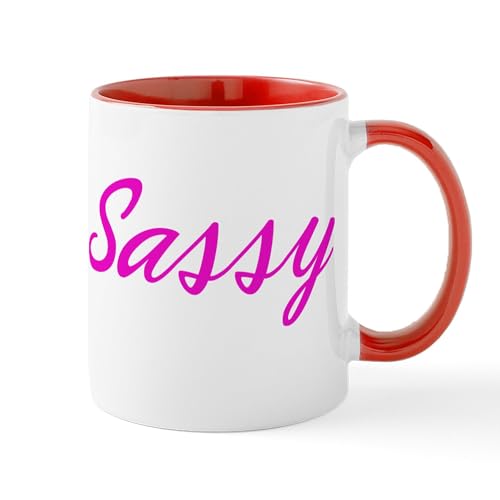 White/Red Inside - Sassy Mug Mugs