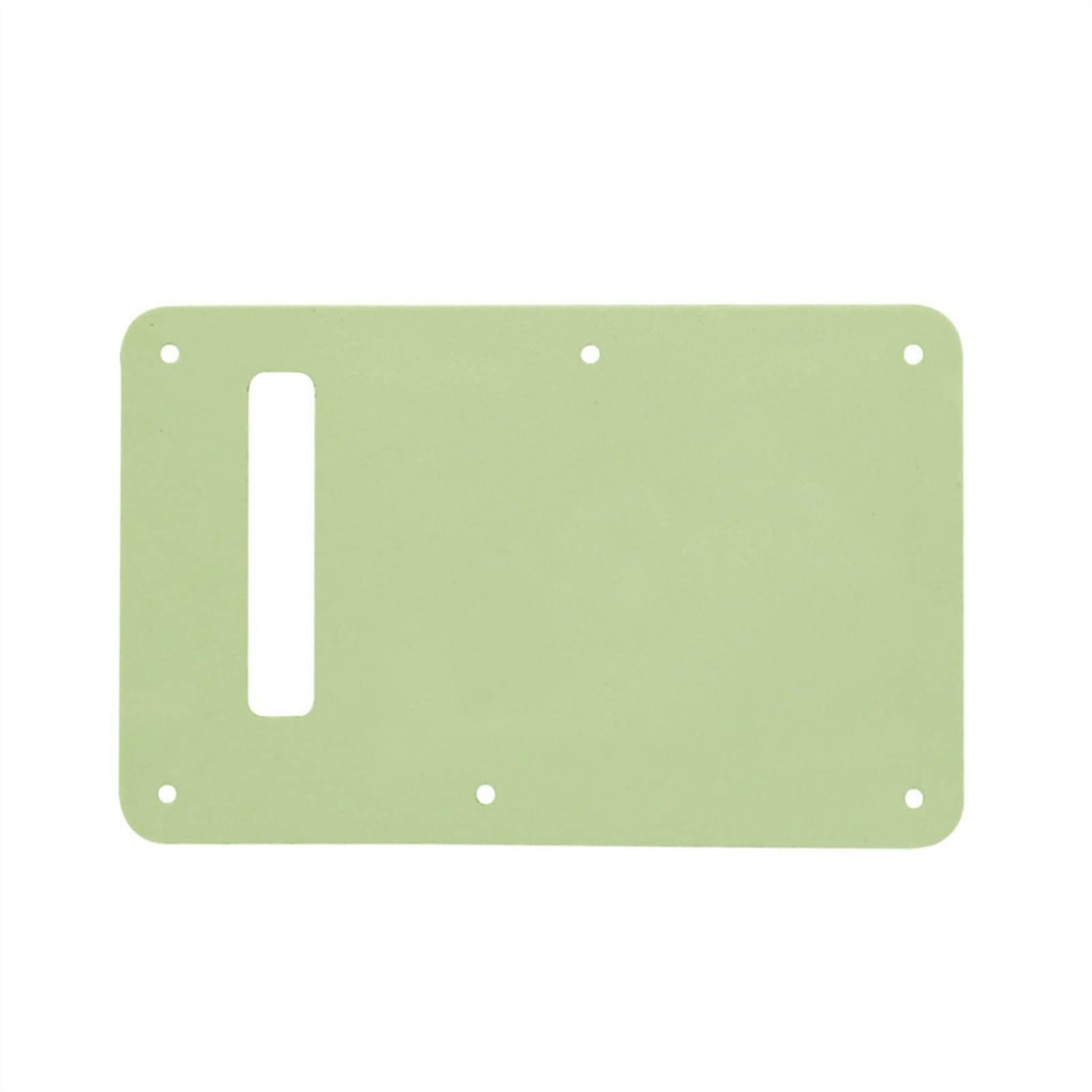 Mint Green Electric Guitar Tremolo Cavity Cover Backplate with Screws - Replacement Pickguard for Fender Stratocaster & Similar Models | Perfect for DIY Guitar Repair & Customization