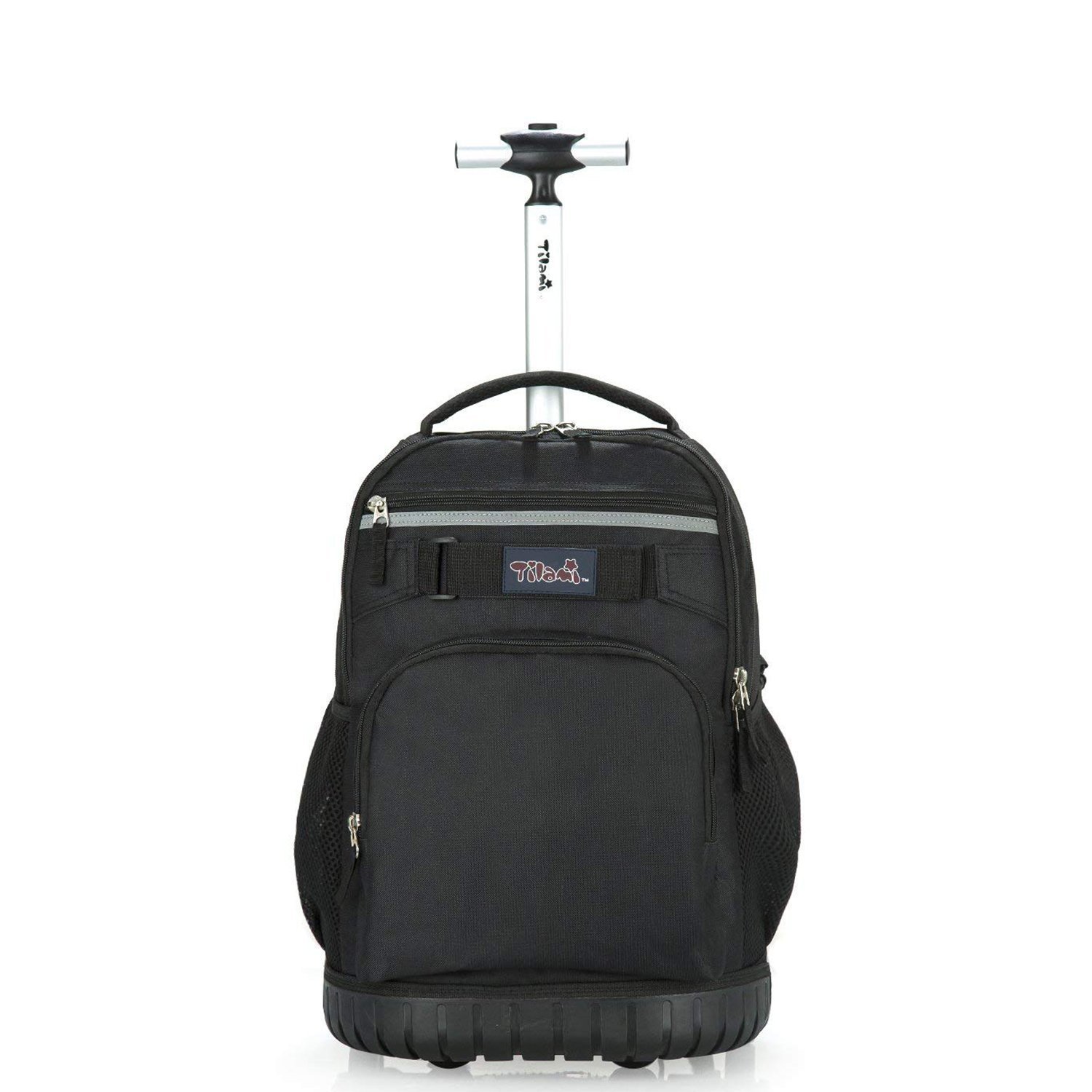 Tilami 18 Inch Rolling Backpack for Boys & Girls - School Laptop Backpack with Wheels & Handle, Perfect for Travel, College & Daily Commute