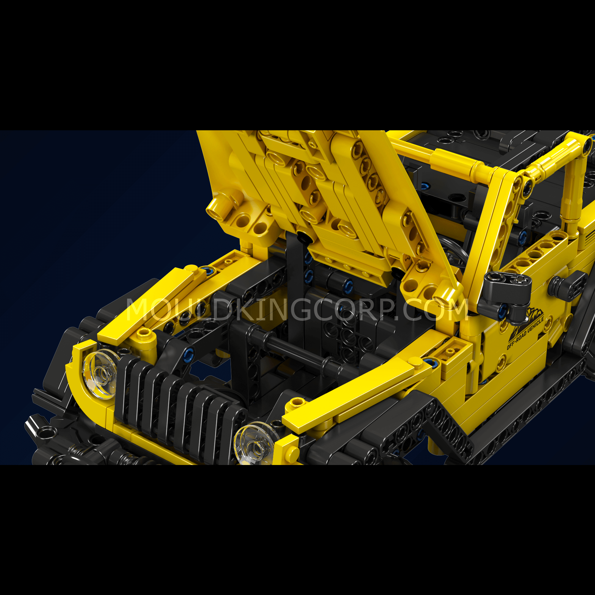 Mould King 15058 Wrangler Off-Road Car Model Building Set – 746 PCS DIY Construction Toy for Adults & Kids | Perfect for STEM Learning, Gift Giving & Collector Display