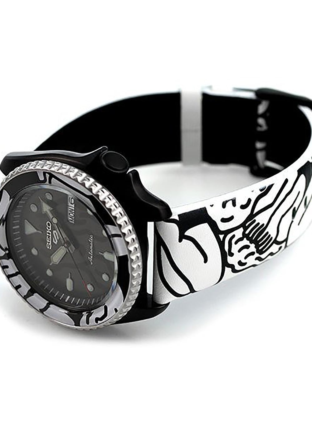 SEIKO 5 Sports Automatic Watch SPBSA123 - Limited Edition Moai Design - Made in Japan JDM - Perfect for Collectors & Watch Enthusiasts
