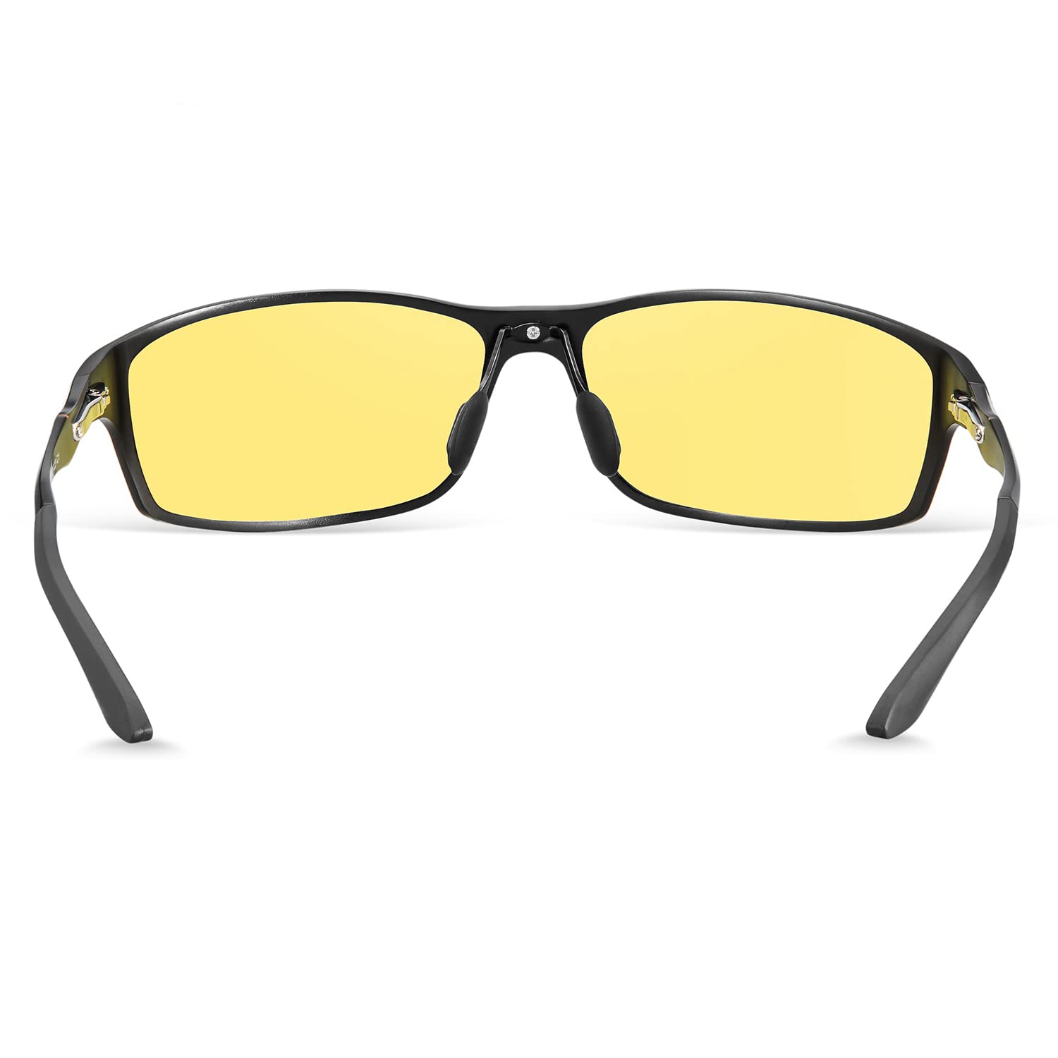 Night Driving Glasses for Men - Anti Glare Polarized Lenses for Night Vision & Reduced Blindness - Perfect for Safe Nighttime Driving & Low Light Conditions