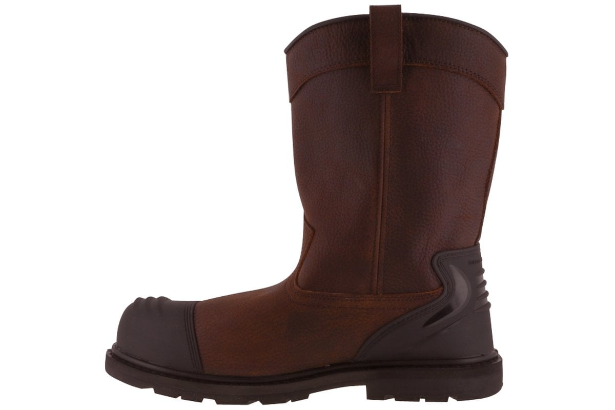 Avenger 7876 Composite Toe Wellington Work Boots - Waterproof, Slip-Resistant, Safety Toe for Men - Ideal for Construction, Farming & Outdoor Work