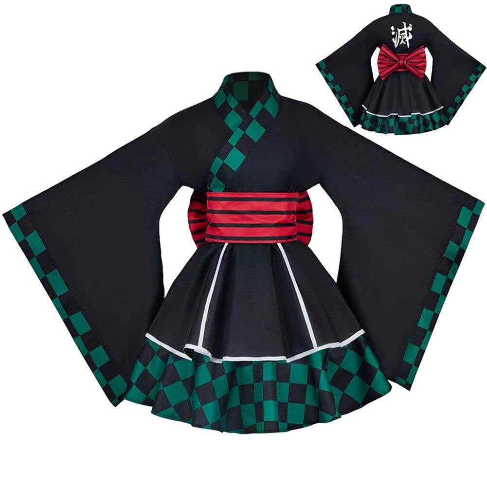 Rengoku & Zenitsu Anime Cosplay Costume - Demon Slayer Kimono Dress for Halloween, Conventions & Cosplay Events
