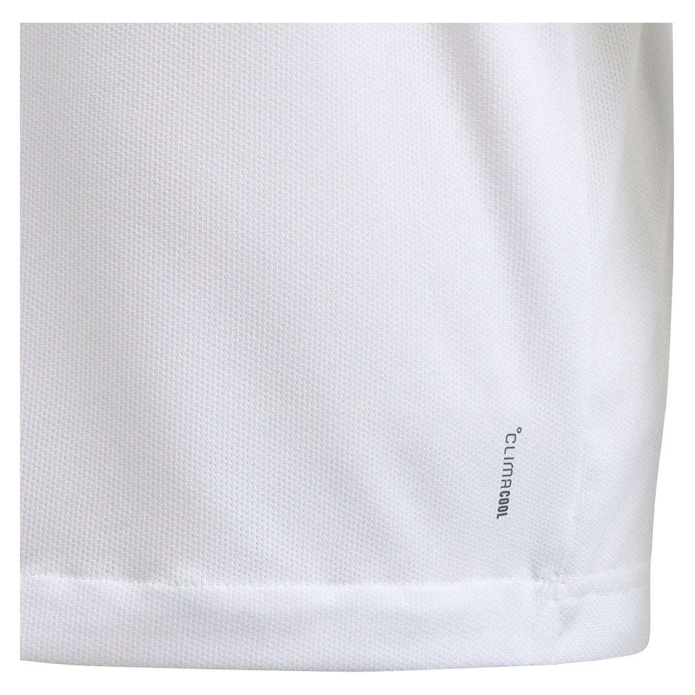 Boys' Pro Tennis Top White - Breathable Performance Shirt for Junior Tennis Players - Perfect for Training, Matches & Outdoor Sports