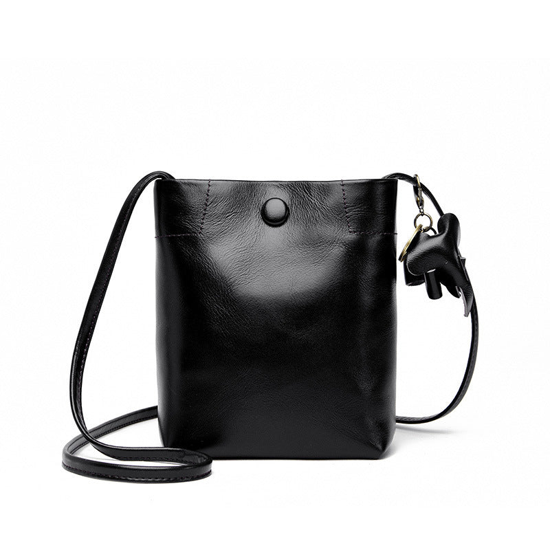Genuine Leather Mini Crossbody Shoulder Bag for Women - Perfect for Everyday Use, Travel, and Casual Outings