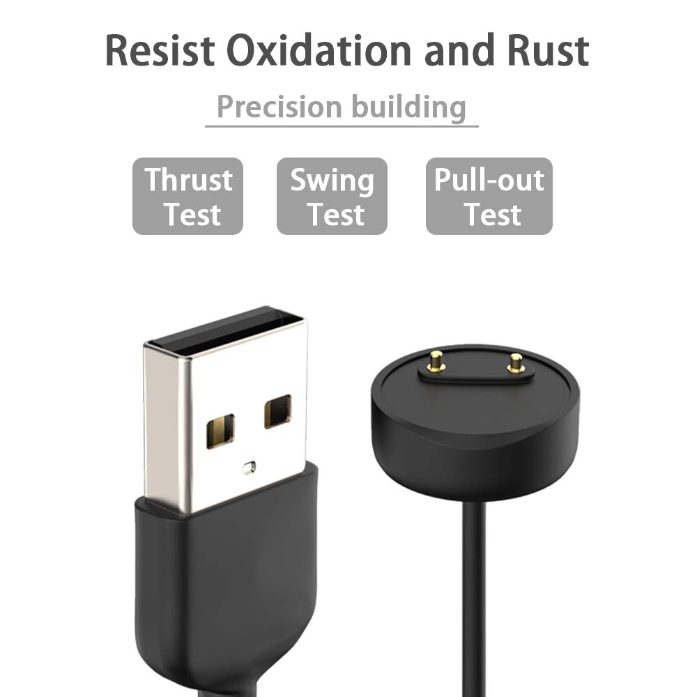 AWINNER Replacement USB Charger Cable for Xiaomi Mi Band 5/6/7 - Smartwatch Charging Dock & Adapter Cord | Perfect for Home, Office, Travel & Gym Use