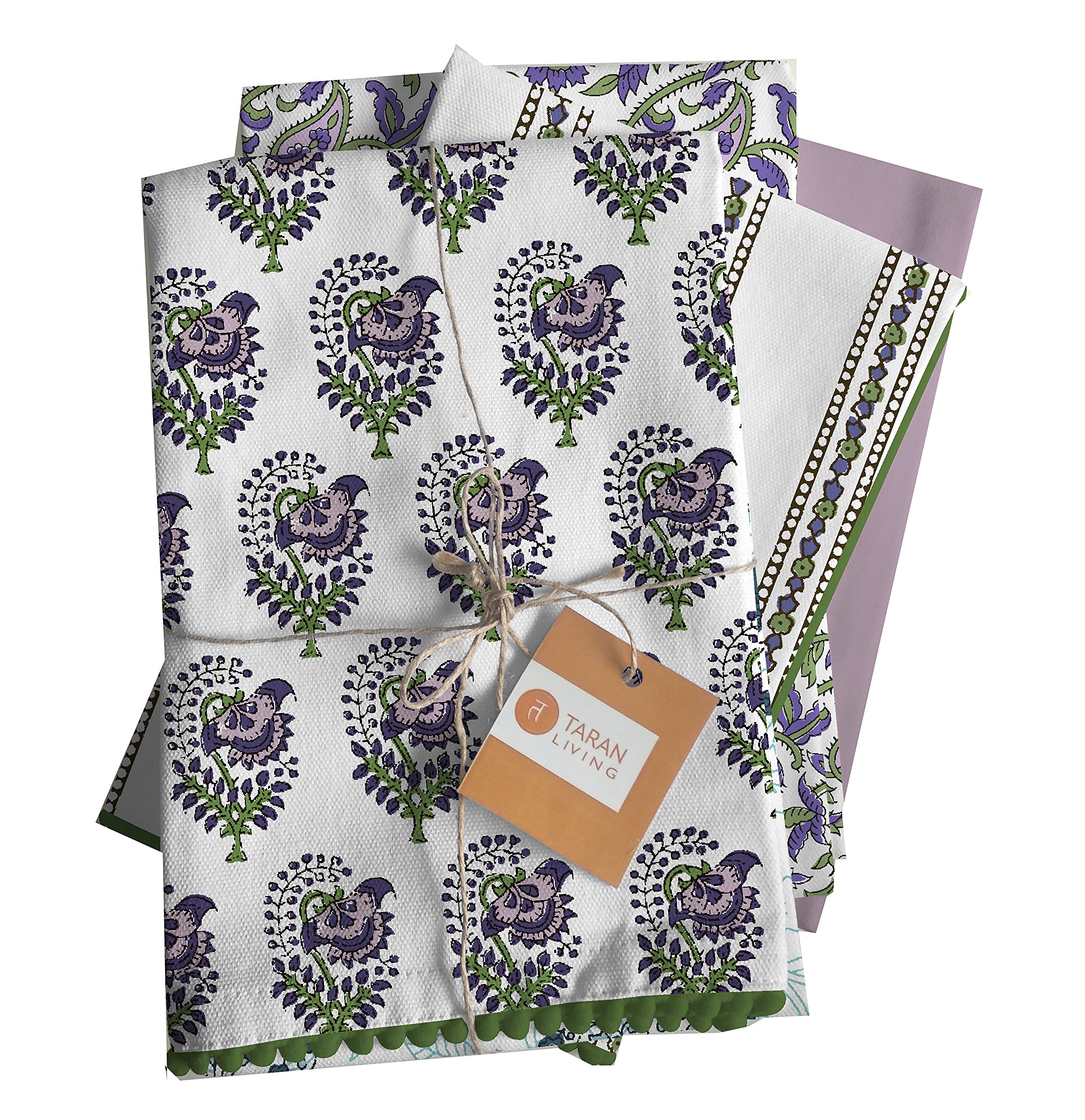 Premium Cotton Tea Towels Set of 4 - 18