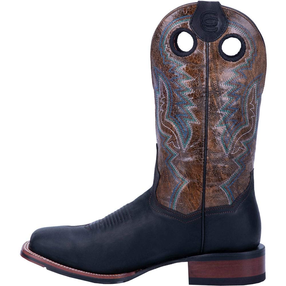 Laredo Men's Red River Western Boots - Genuine Leather Cowboy Boots for Men, Comfortable & Durable Riding Boots - Perfect for Country Dancing, Rodeo, and Outdoor Adventures