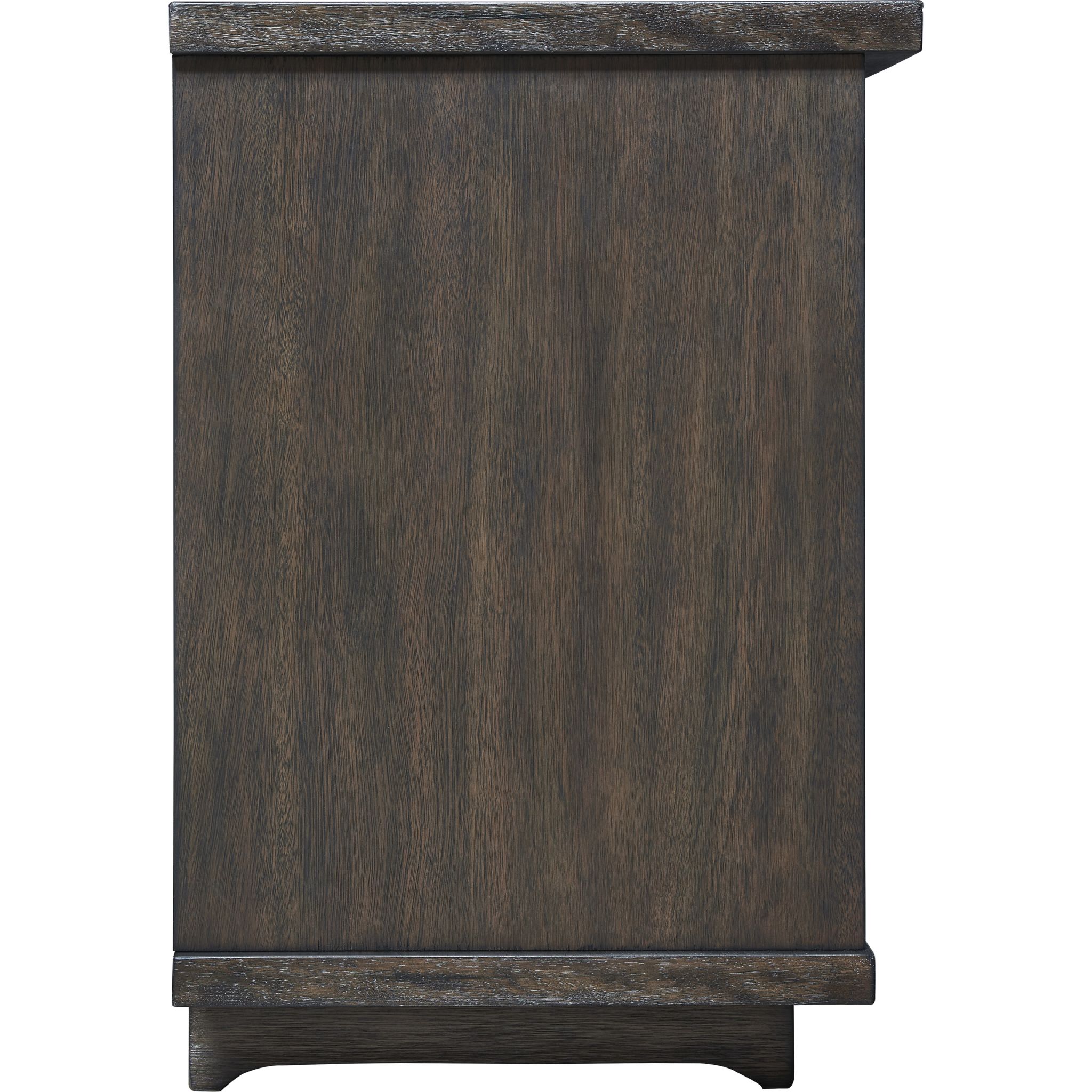 Brazburn TV Stand with Fireplace - Dark Brown Wood Entertainment Center for Living Room, Bedroom & Home Theater