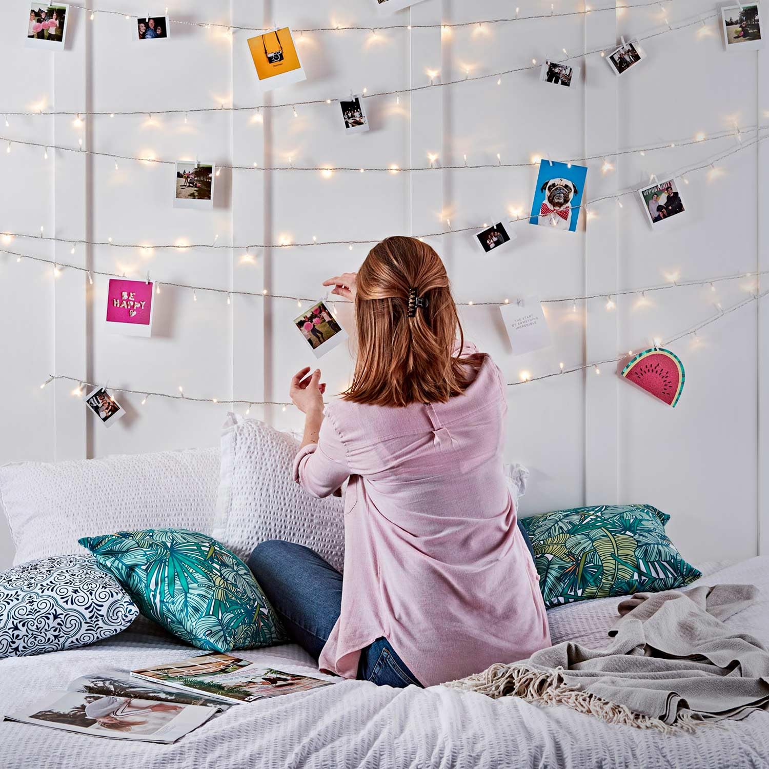 100 LED Warm White Fairy Lights - 8m String Lights with Remote Control & Timer, Indoor Bedroom Party Wedding Decorations - Perfect for Home, Garden, Christmas, and Special Events