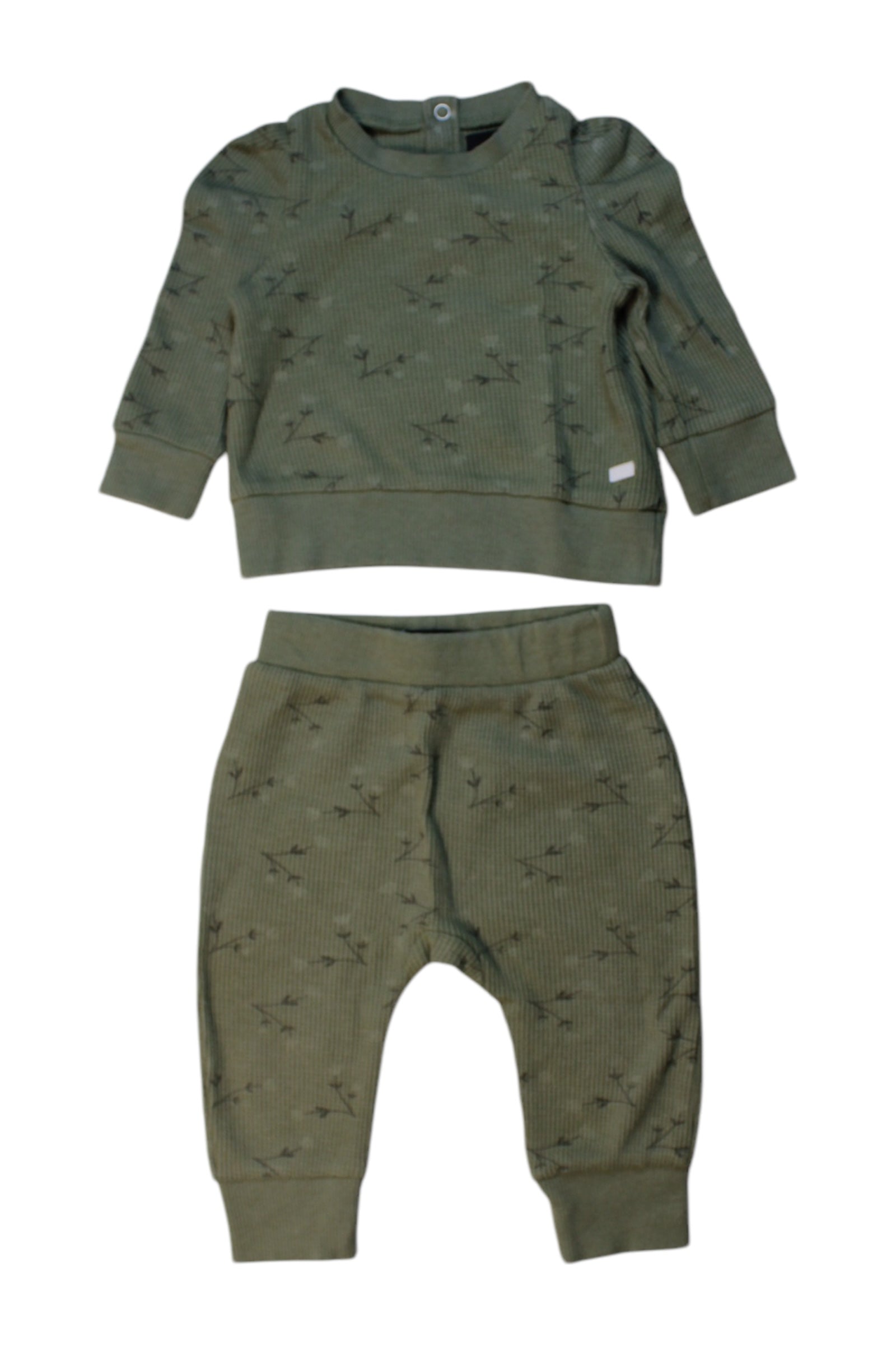 7 For All Mankind Baby Girls' Sweater and Pants Set - Soft Cotton Outfit for 6-12 Months | Perfect for Playdates, Family Photos & Everyday Comfort