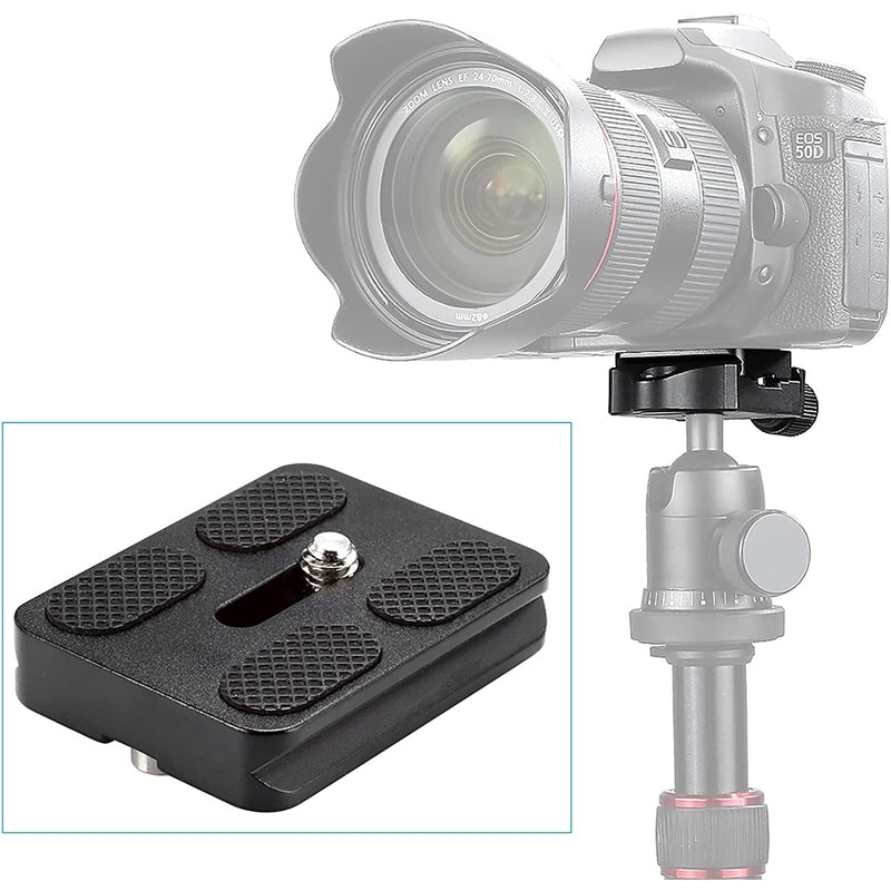 Neewer Universal Arca Type Quick Release Plate for DSLR Cameras - Compatible with Tripods, Monopods & Ball Heads - Perfect for Photography, Videography & Travel