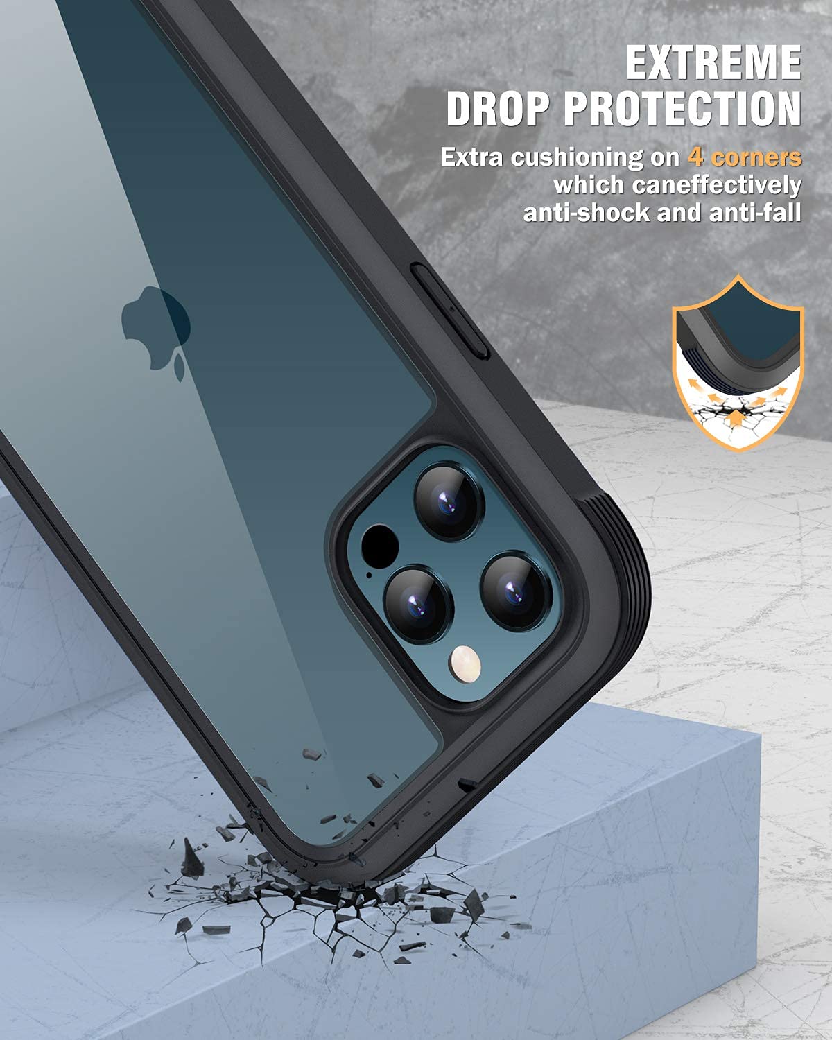 Miracase Rugged iPhone 12 Pro Max Case 6.7