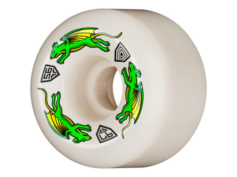 Powell Peralta Dragon Formula 93A Wheels 56mm - High Performance Skateboard Wheels for Street & Park Skating