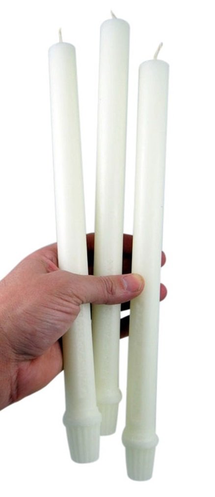 Premium Cathedral Brand 51% Beeswax Candles - 7/8