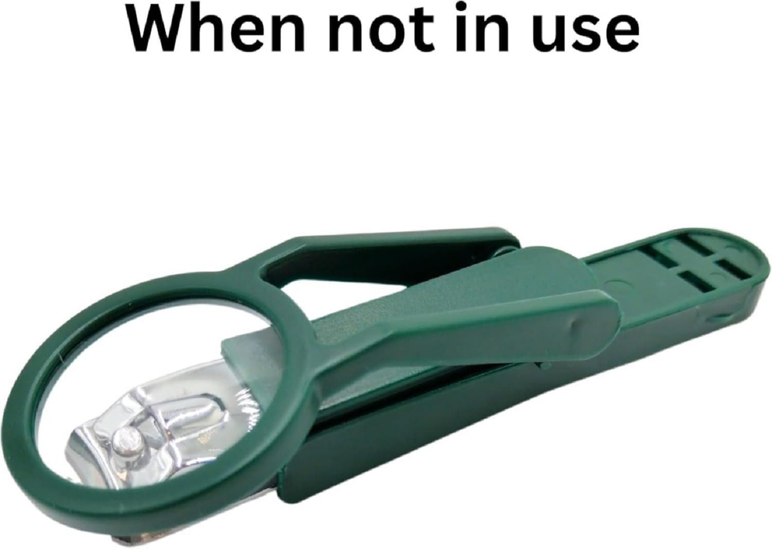Premium Stainless Steel Magnifying Nail Clipper for Seniors - 3X Magnifying Glass, Anti-Splash Design, Foldable & Durable - Perfect for Elderly Care, Travel, and Home Grooming Essentials