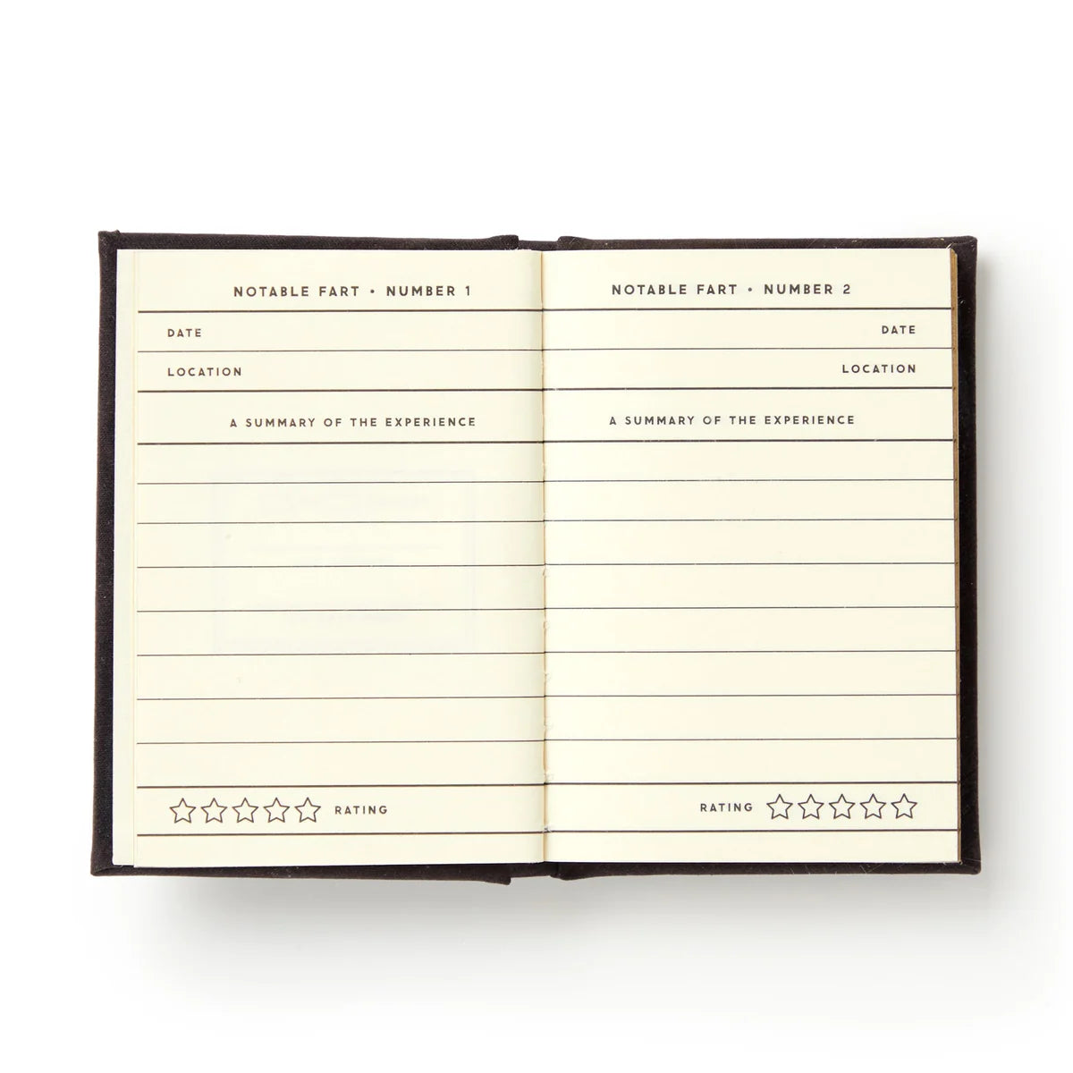 Funny Tiny Fart Diary Notebook - Cute Mini Journal for Kids & Adults - Perfect for Gag Gifts, Prank Ideas & Bathroom Humor