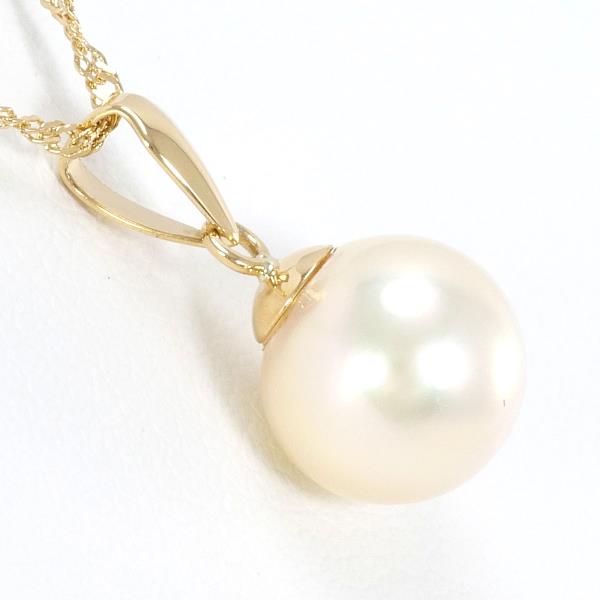 18K Yellow Gold Pearl Necklace for Women - Elegant Luxury Jewelry Gift for Birthday, Anniversary & Special Occasions