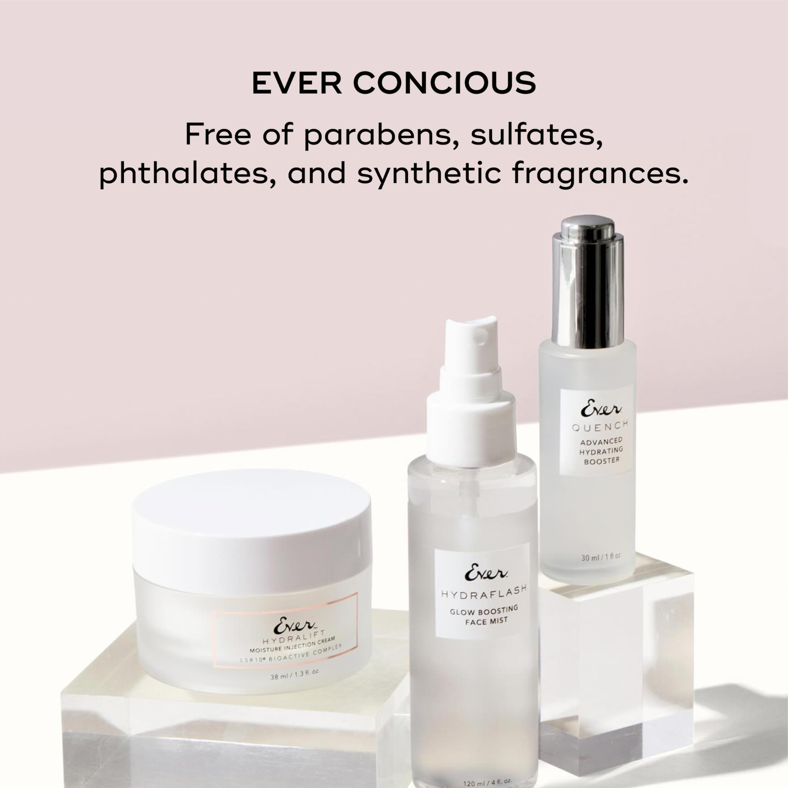 EVER Advanced Hydrating Serum with Hyaluronic Acid & Peptides - Anti-Aging Face Moisturizer for Women, Reduces Fine Lines & Wrinkles, 1 fl oz - Perfect for Daily Skincare Routine & Nighttime Hydration