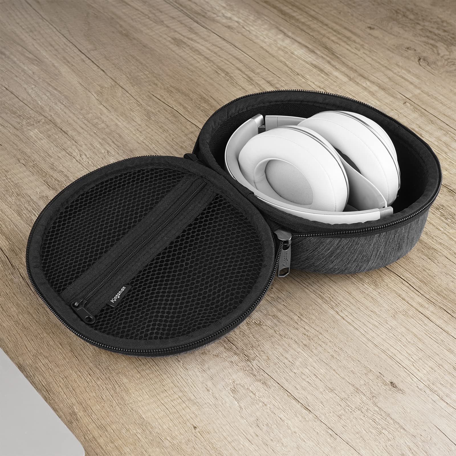 Premium Hard Headphone Case Compatible with Beats Studio Pro, Studio3 Wireless & Studio2 - Protective Travel Carrying Bag for Beats Studio & Solo Pro Headphones (Dark Grey) - Perfect for Air Travel, Commuting & Gym Storage