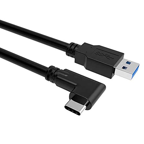 Oculus Quest 2 VR Headset Replacement USB 3.2 Gen1 Type-C Data Cable - 90° Elbow Angle Streaming Charging Cord (3 Pack) for Enhanced VR Gaming & Video Streaming Experience