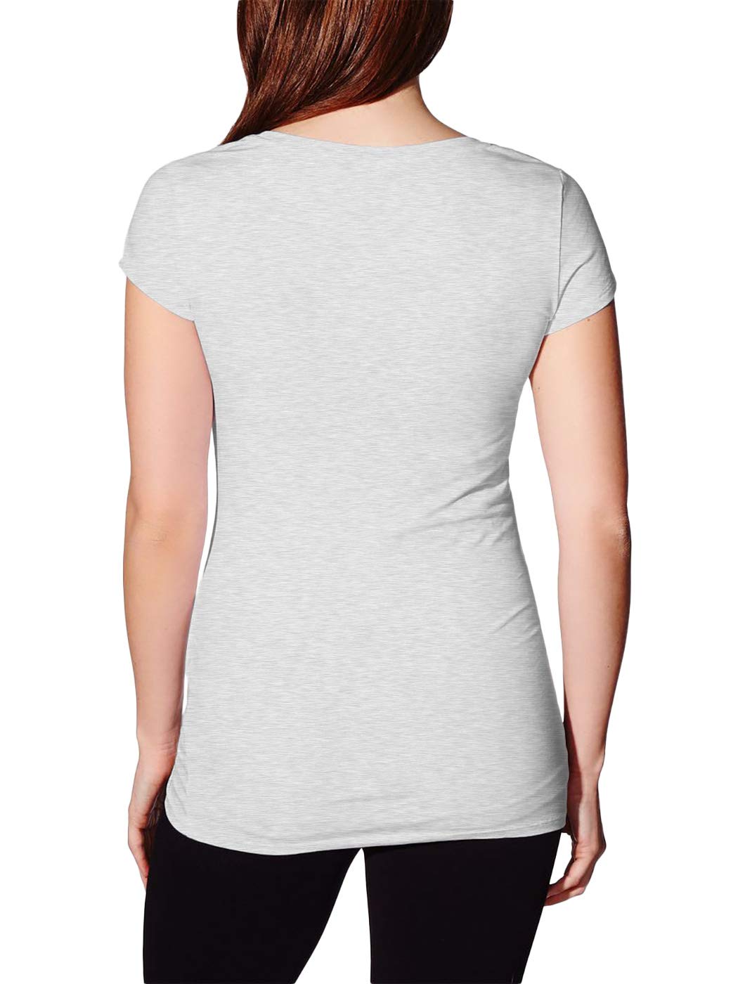 Milwaukee State Proud Strong Side Ruched Maternity T-Shirt - Comfortable Pregnancy Tee for Wisconsin Moms | Perfect for Casual Wear, Baby Showers & Maternity Photos