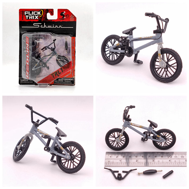 Premium Finger Bike FLICK TRIX Mini BMX Diecast Model Toy - Collectible Miniature Bicycle for Kids & Adults - Perfect for Office Desk Decor, Stress Relief, and Gift Giving