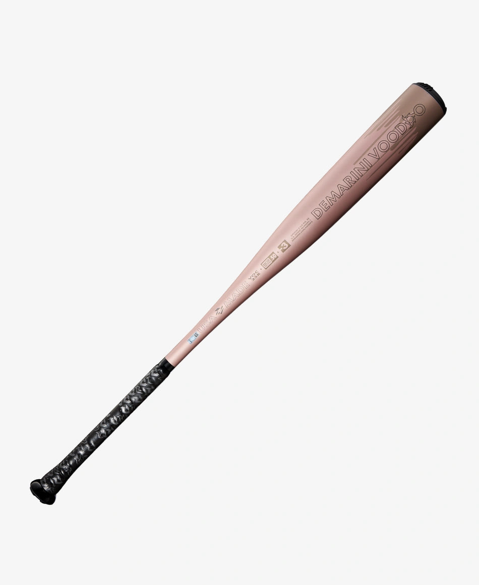Demarini Rose Gold 2025 Voodoo One BBCOR Baseball Bat - High Performance Youth & Adult Baseball Bat for Power Hitters - Perfect for Games, Practice & Tournaments
