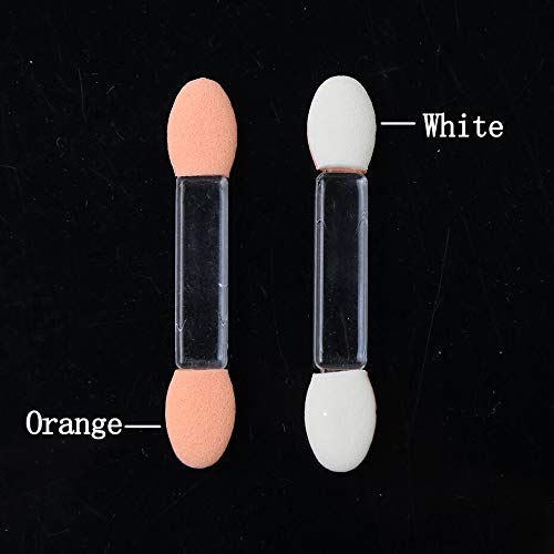 10-Pack Disposable Nail Brushes & Double-Ended Eyeshadow Applicators - Professional Manicure & Makeup Sponge Tools for Travel & Home Use