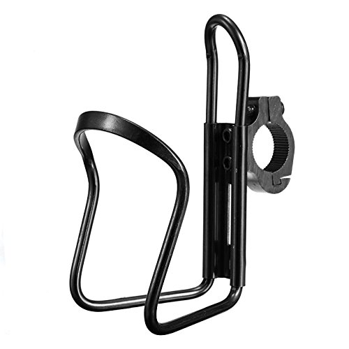 Teraysun Lightweight Alloy Bicycle Water Bottle Cage - 2 Pack, Handlebar Mount for Road & Mountain Bikes - Perfect for Cycling, Commuting & Outdoor Sports