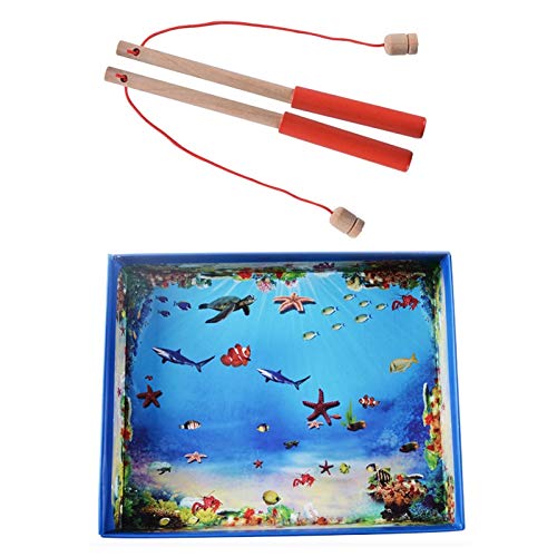 32pcs Magnetic Wooden Fishing Game Set - Educational Baby Toys for Toddlers, Fun Garden & Indoor Play - Perfect Gift for Kids Birthday Party & Learning Activities