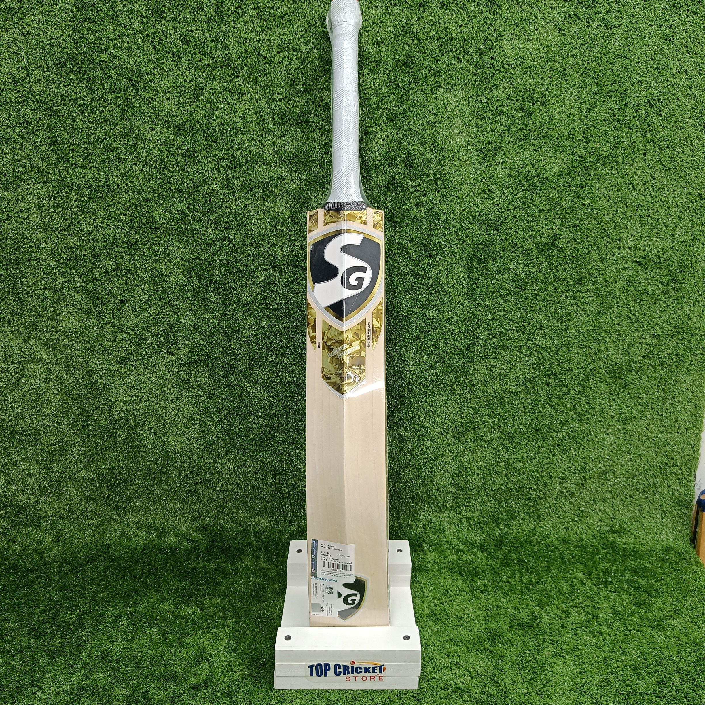 Premium SG Savage Edition English Willow Cricket Bat - Lightweight & Durable for Professional Matches & Training Sessions